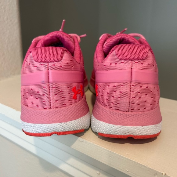 Under Armour Girls GS Charged Impulse Sneaker Pink Rose Youth 6Y (3022940) - Picture 8 of 9